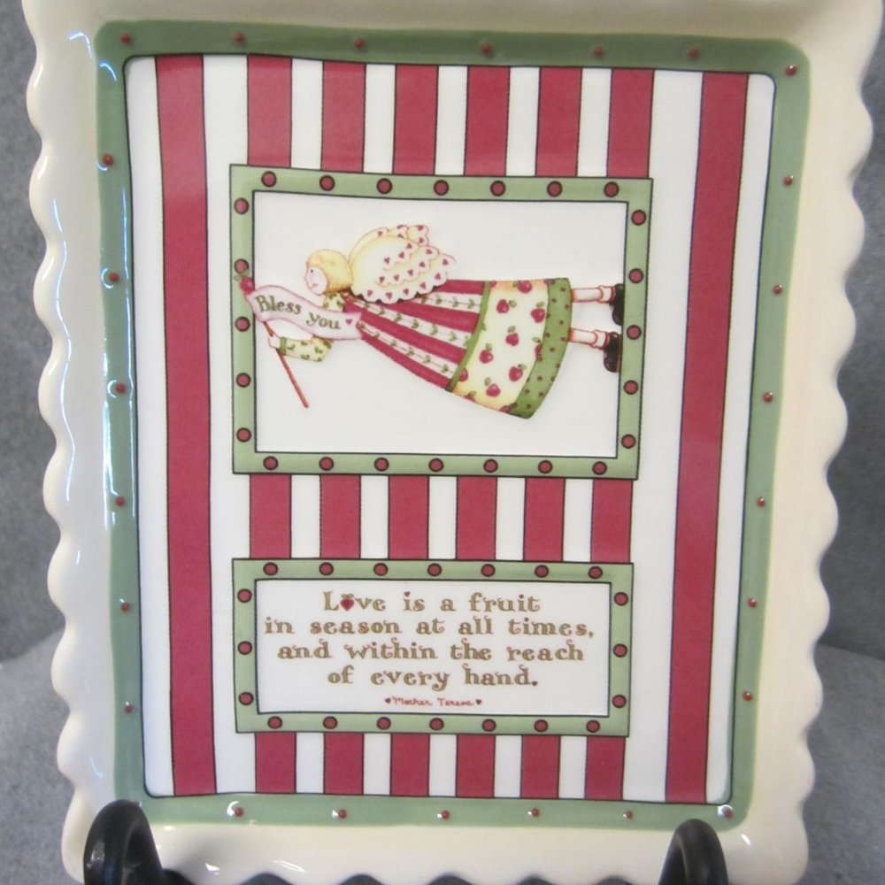 SWEET GIFTCRAFT BY KARLA DORNACHER TRINKET PLATE WITH FEET
